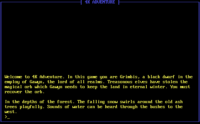 4K Adventure abandonware