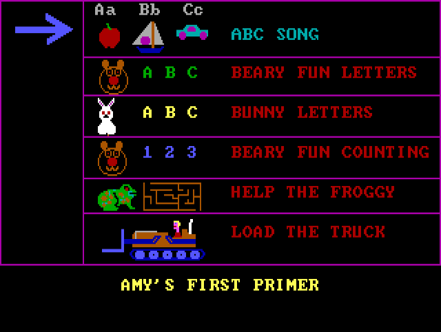 Amy's First Primer abandonware