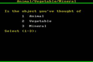 Animal Vegetable Mineral 3