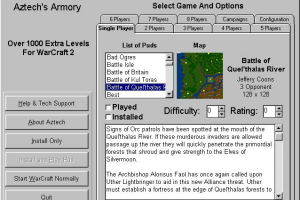 Aztech's Armory: Campaigns for WarCraft II abandonware