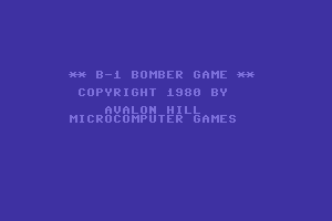 B-1 Nuclear Bomber 0