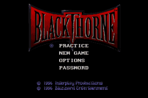 Blackthorne 0