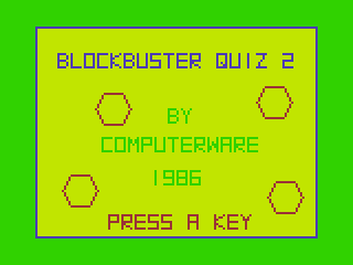 Blockbuster Quiz 2 abandonware