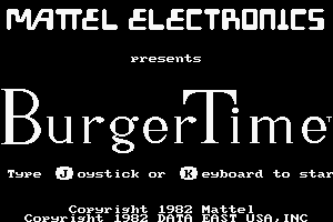 BurgerTime 0