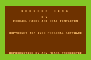 Checker King abandonware