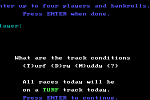 Daily Double Horse Racing abandonware