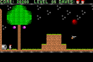 Dangerous Dave in the Deserted Pirate's Hideout! abandonware