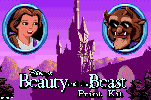 Disney's Beauty and the Beast Print Kit 0