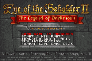 Eye of the Beholder II: The Legend of Darkmoon 2