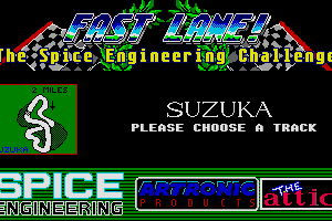 Fast Lane! The Spice Engineering Challenge 2