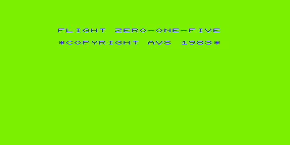Flight Zero-One Five abandonware