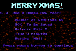 Holiday Lemmings 12