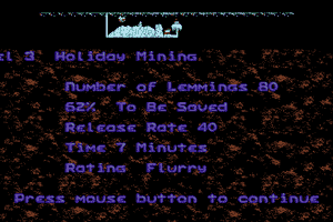 Holiday Lemmings 16