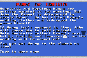 Hooray for Henrietta abandonware