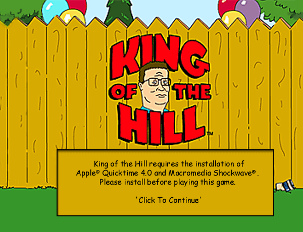 King of the Hill abandonware