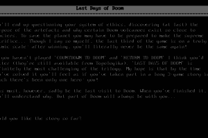 Last Days of Doom abandonware