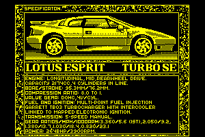 Lotus Esprit Turbo Challenge 1