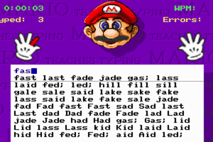 Mario Teaches Typing 8