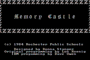 Memory Castle abandonware