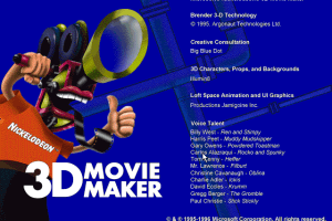 Nickelodeon 3D Movie Maker abandonware