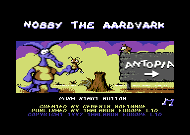 Nobby the Aardvark abandonware