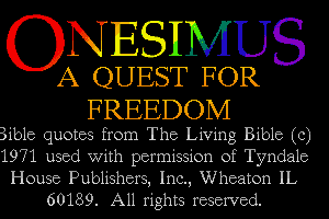 Onesimus: A Quest for Freedom 0