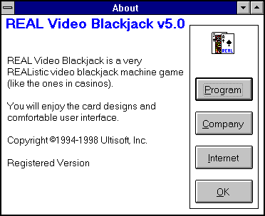 Real Video Blackjack abandonware