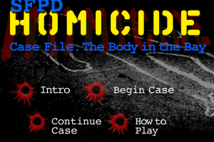 SFPD Homicide / Case File: The Body in the Bay abandonware