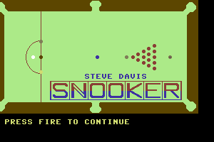 Steve Davis Snooker 1