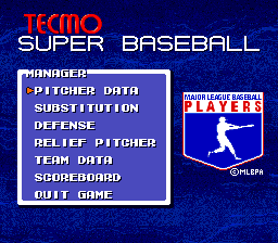 Tecmo Super Baseball abandonware