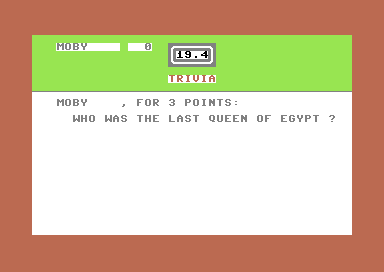 The Game of Trivia abandonware