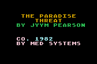 The Paradise Threat abandonware