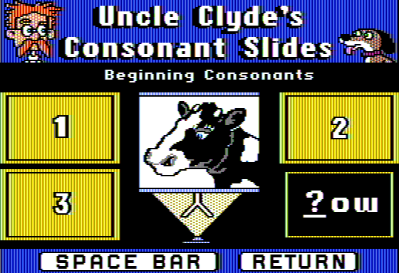 Uncle Clyde's Consonant Slides abandonware