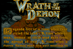 Wrath of The Demon 1