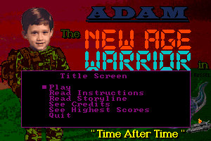 Adam the New Age Warrior in "Time After Time" 1