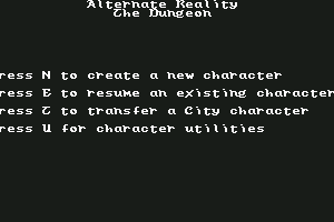 Alternate Reality: The Dungeon 4