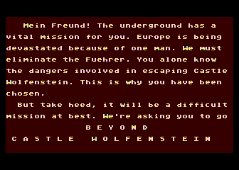Beyond Castle Wolfenstein abandonware