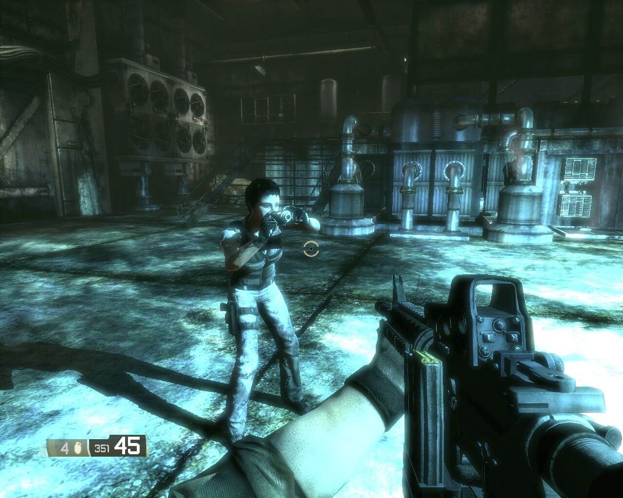 The classic pc freeware title AREA 51 (2005) works on the deck