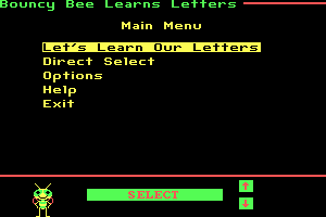 Bouncy Bee Learns Letters 2