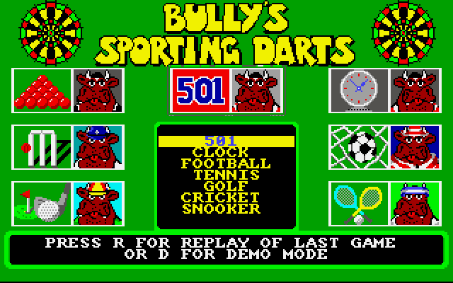 Bully's Sporting Darts abandonware