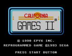 California Games II abandonware