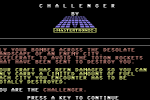 Challenger abandonware