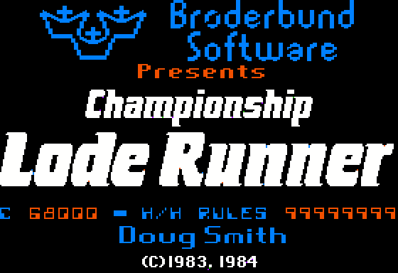 Championship Lode Runner abandonware