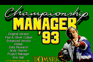 Championship Manager 93 0