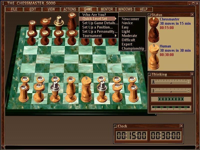 The chess games of Chessmaster (Computer)