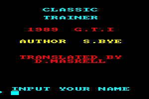 Classic Trainer 0