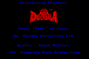 Count Duckula in No Sax Please - We're Egyptian abandonware