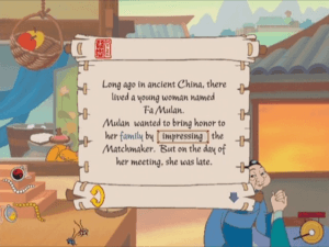 Disney's Animated Storybook: Mulan 3