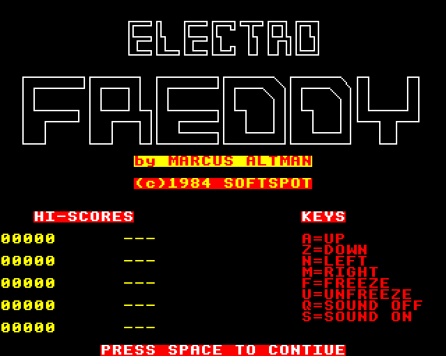 Electro Freddy abandonware