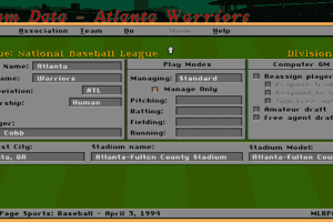 Front Page Sports: Baseball '94 2